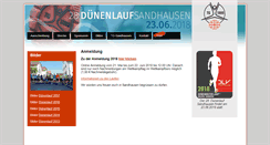 Desktop Screenshot of duenenlauf-sandhausen.de